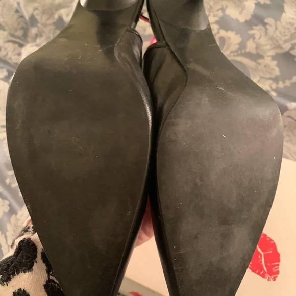 Two lips leather upper shoe black exterior pink interior - Picture 4 of 6